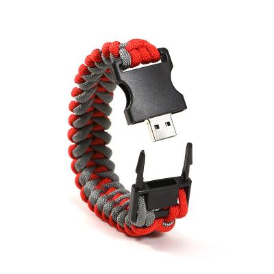 China USB Stick 4GB 8GB 16GB 32GB 64GB 128GB External Storage Pen Flash Drive USB Workout Wristbands Nylon Braided Wristbands Storage Folders for sale