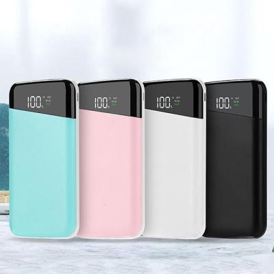 China Cheap Polymer 10000mah Support Fast Charging Dual Large Capacity Slim Powerbank Usb Powerbank Slim Digital Display for sale