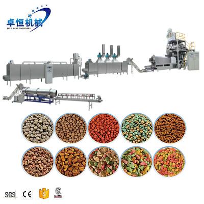 China Food Beverage Automatic Pet Food Processing Machines Dog Food Manufacturing Machine for sale