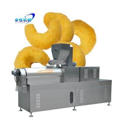 China Zhuoheng High Productivity Corn Puffs Rice Puffing Snack Production Machine Extruder for sale