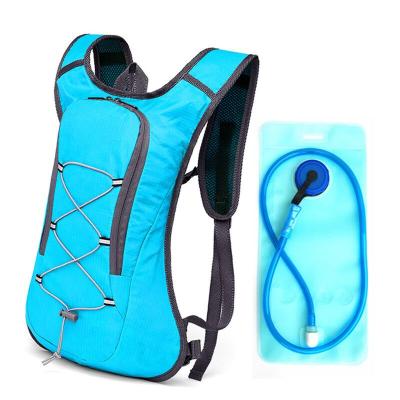 China Multifunctional Sports Backpack Clear Running Hydration Bag 2L Water Bladder for sale