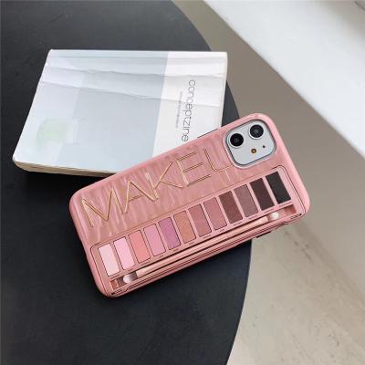 China Protect Cell Phone New Design Make Up Eyeshadow Box Silicon Phone Case For Phone 11 Pro Max X XS XR 6 6 Plus 6S 7 8 Cell Phone Protect Case for sale