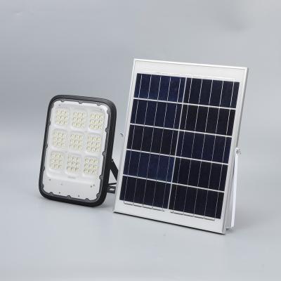 China Garden 100W 200W 300W Aluminum Outdoor Waterproof IP65 Black Led Wall Light Lawn Street Flood Lamp Solar Garden Lights for sale