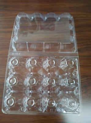 China egg trays 12 holes 2*6 holes PVC / PET / APET... quail egg cheap price  paper pulp tray for sale