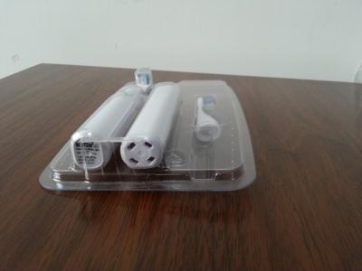 China electronic toothbrush Transparent PET  PVC APET GAG APEG  packing clamshell for sale