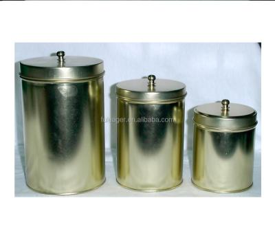 China Coffee coffee tin box, coffee tin, round tin box for sale