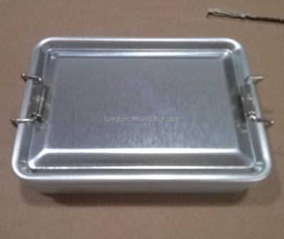 China Viable aluminum lunch box, picnic aluminum lunch box, outdoor lunch box for sale