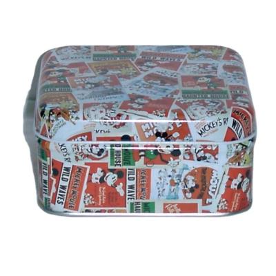 China Food Square Tin Box, Christmas Square Tin Box; for sale