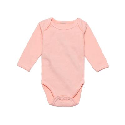 China Custom Printed Baby Clothing Newborn Infants Long Sleeve Romper Customized Style for sale