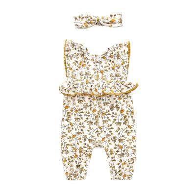 China OEM Baby Sleep Romper Newborn Short Sleeve Jumpsuit from China Supplier 62% Polyester 33% Cotton 5% Rayon Spandex Fabric for sale