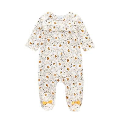 China Custom Printed Baby Onesie 100% Combed Cotton Blank Baby Clothes Support Customization Wholesale Newborn Baby Rompers for sale