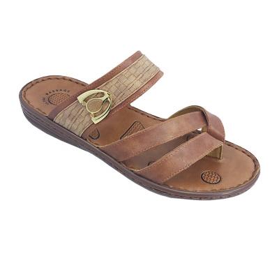 China New Fashion Trend Summer Men's Leather Handmade Arab Slippers Customized Service for sale