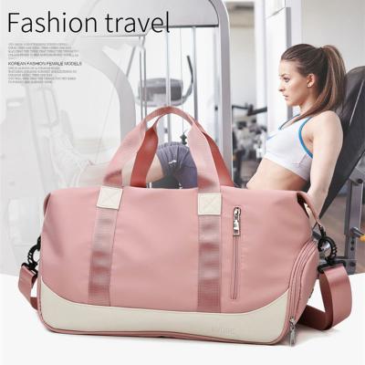 China Travel Waterproof Sports Gym Bags Multifunctional Dry Wet Separation Bags Fitness Training Yoga Shoulder With Shoes Bags for sale