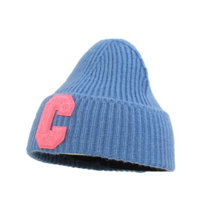 China COMMON ODM OEM Solid Color Knitted Warm Wool Beanie Autumn Leisure Outdoor Ski Hats Elastic Winter Hat Unisex for sale