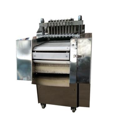 China Cutting The Size Can Be Adjusted Automatic Meat Strip Cutter Chicken Duck Poultry Goat Meat Cutting Machine for sale