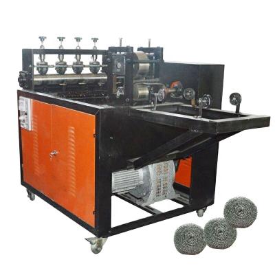 China Making Kitchen Use Scourers Stainless Steel Wire Ball Making Machine Cleaning Ball Scourer Making Machine for sale