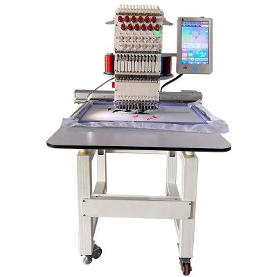 China Easy To Use Automated Embroidery Machine Single Head Hat Embroidery Garment Machine for sale