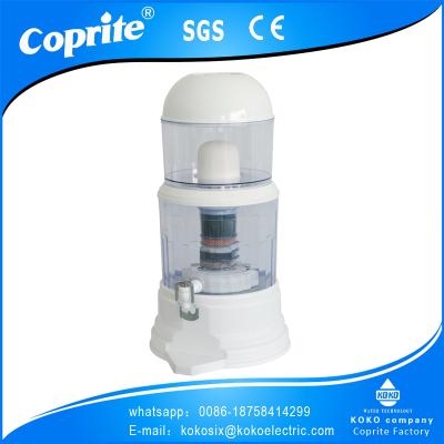 China Household Ceramic Mineral Water Pot Alkaline Prefiltration 16L Filter Water Pot Alkaline Water Purifier for sale