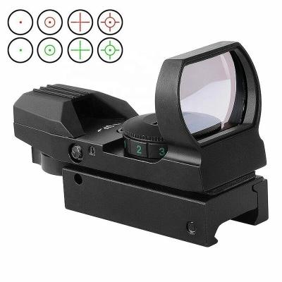 China Aluminum Alloy HD101 Hunting Holographic Red Tactical Reticle Scope Optics Dot Sight Reflex 4 Red Color for sale