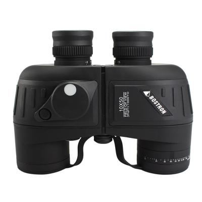 China HD 10X50 High Power Binoculars with Range Finder Compass for Hunting Floating Boating Bird Watching Nitrogen Waterproof ST-18 for sale