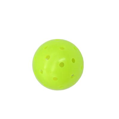 China High Quality Pickleball Sport DESIGN PE Material 40 Holes ONE PIECE Pickleball Balls for sale