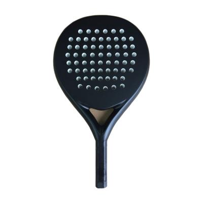 China Carbon Face+Carbon Frame+Soft EVA Hot Sale Customized Popular Eva Foam Core Carbon Beach Tennis Paddle Racket for sale