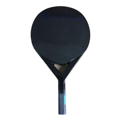 China 3K Carbon Face+Carbon Frame+Soft EVA OEM 3K Carbon Fiber Graphite Beach Titanium Tennis Rackets Paddle Rackets Sport Goods for sale