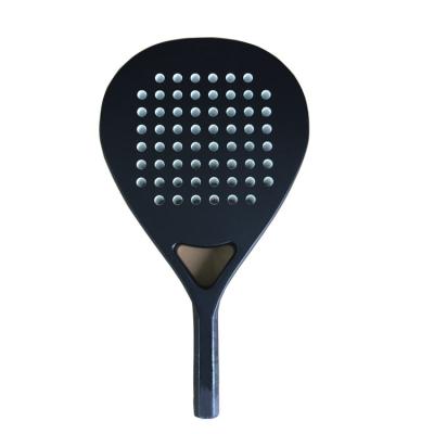 China 2018 New Design Carbon Face+Carbon Frame+Soft EVA Customized Eva Foam Core Carbon Beach Tennis Paddle Racket for sale