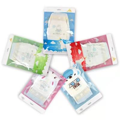 China Disposable Custom Matte / Frosted Plastic Clothing Packaging Zipper Bag for sale