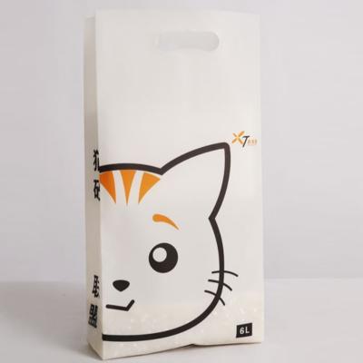 China Safety Design High Quality Colorful Customized Plastic Cat Litter Bag Tofu Cat Litter Packaging Cat Litter Bag Manufacturer for sale