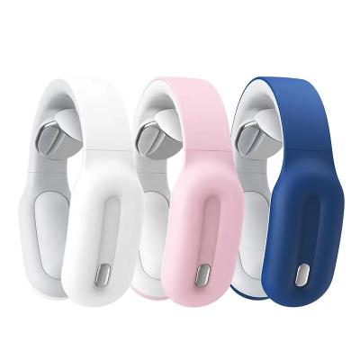 China Portable Electric Neck Neck Massager With Heat Electric Rechargeable Smart U Shape Cordless Ten Pulse Neck Massager for sale