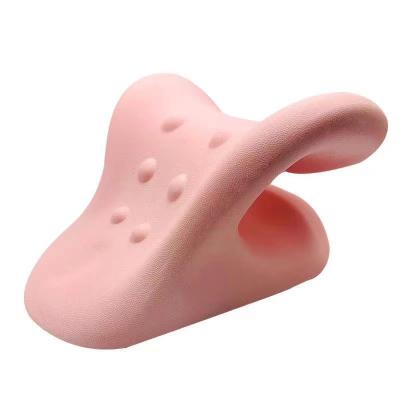 China Portable Traction Device Neck And Shoulder Soft Shoulder Relaxer Pillow And Neck Massager for sale