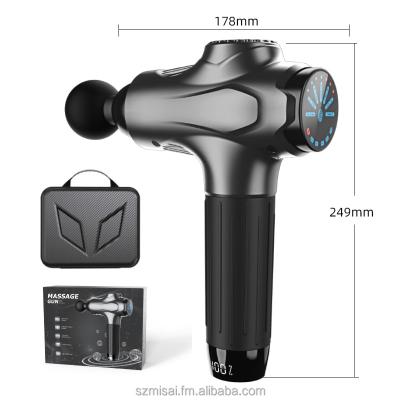 China Best Body Dropshipping Cordless Handle Sports Thruster Pulse Percussion Vibration Body Muscle Massage Electric Gun for sale