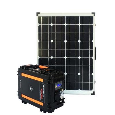 China Home Solar Power Generator For Air Conditioners Power Plant Micro Mobile Power Station Lithium Ion2000w for sale