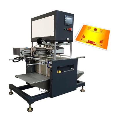 China Custom Custom Automatic Hot Stamping Machine For Small Plastic Tea Tissue Bag Packing Leather Gift Box Hot Stamping Machine for sale