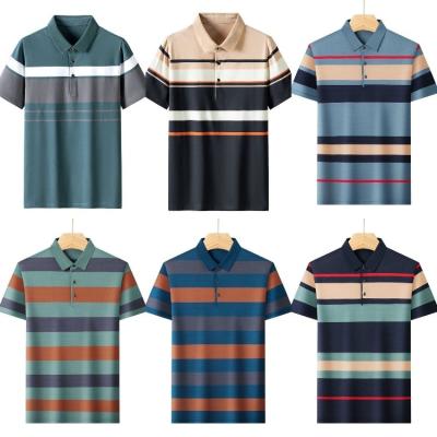 China QUICK DRY New Wholesale Summer T Men's Collar Shirts Polo Shirts Golf Polo Shirts Men's Business Casual Short Sleeves for sale