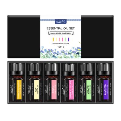 China Private Customized Essential Oil Top 6 Aromatherapy Box OEM Hot Sale Moisturizer Set Gift Set In Stock for sale