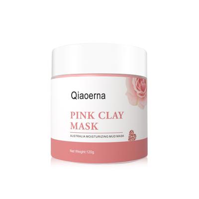 China OEM 100% Herbal Natural Pink Powder Clay Mask Organic Rose Clay Moisturizer Private Label Face Mask for sale