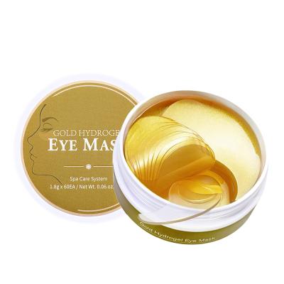 China Hot Selling Anti Wrinkle 24k Collagen Crystal Gold Eye Mask For Skin Care Dark Circles Remove Anti Wrinkle Anti Aging for sale