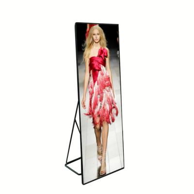 China High Definition Smart Digital LED Poster P3 Aluminum Frame Oem for sale