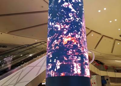 China Indoor Soft Module Screen High-definition Flexible Half Sphere LED Display for sale