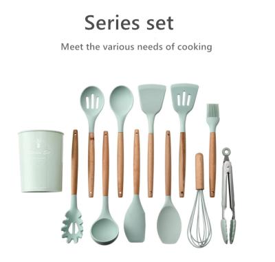 China Sustainable Factory Direct Sale Kitchen Utensils 12 Piece Set Dropshipping Kitchen Cooking Tools for sale