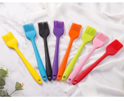 China Dropshipping Hot Selling Easily Cleaned Kitchen Tool Cooking Baking Pastry BBQ Oil Basting Brush Silicone for sale