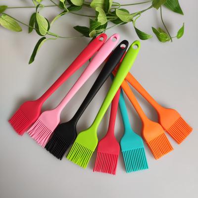 China Hot Selling Easily Cleaned Silicone Butter Brush Kitchen Tool Easy To Clean Cooking Brush Barbecue Silicone Brush for sale