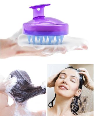 China Amazon Best Seller 2021 Waterproof Silicone Hair Scalp Massage Brush Drop Shipping Soft Shampoo Brush Scalp Massage For Head for sale