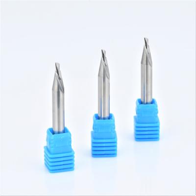 China Tungsten Cobalt Alloy Endmills Hei Chow High Performance CNC Single Flute End Mill For Wood Plastic for sale