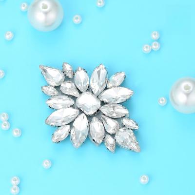 China Flatback 30pcs/lot Rhinestones silver crystal rhinestone applique patch hand sewn hot fix sew on iron on for dress WDD1196 for sale