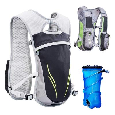 China Running Hydration Pack Backpack 5.5L Mochilas Trail Marathoner Running Hydration Vest SD016 for sale