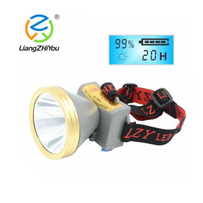 China Good Camping Waterproof High Power Led Headlight With Display for sale