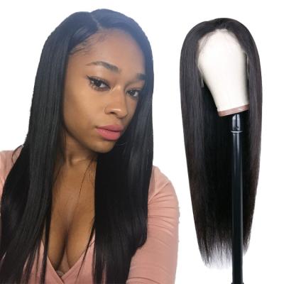 China FH Seller Soft Thick Smooth Barely Shedding Current Straight Hair 40 Inch Full Lace Wig HD Transparent Lace Up Human Hair Wigs 13x6 for sale